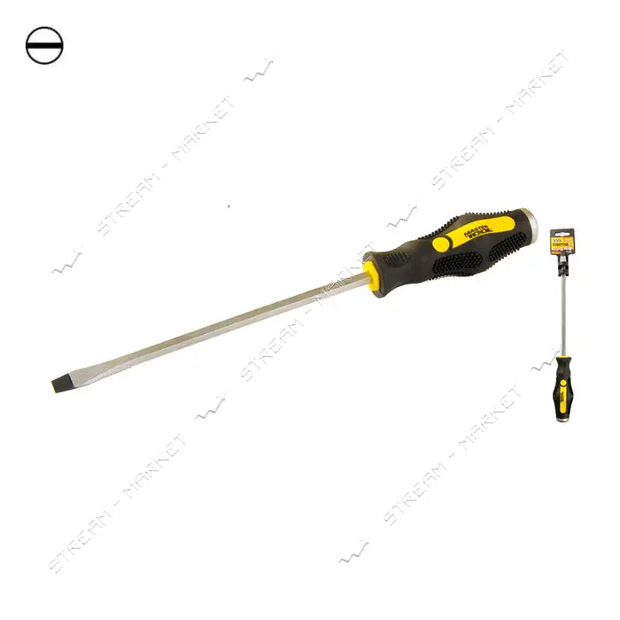 Отвертка плоская Mastertool 49-5820 SL8*200 ударная