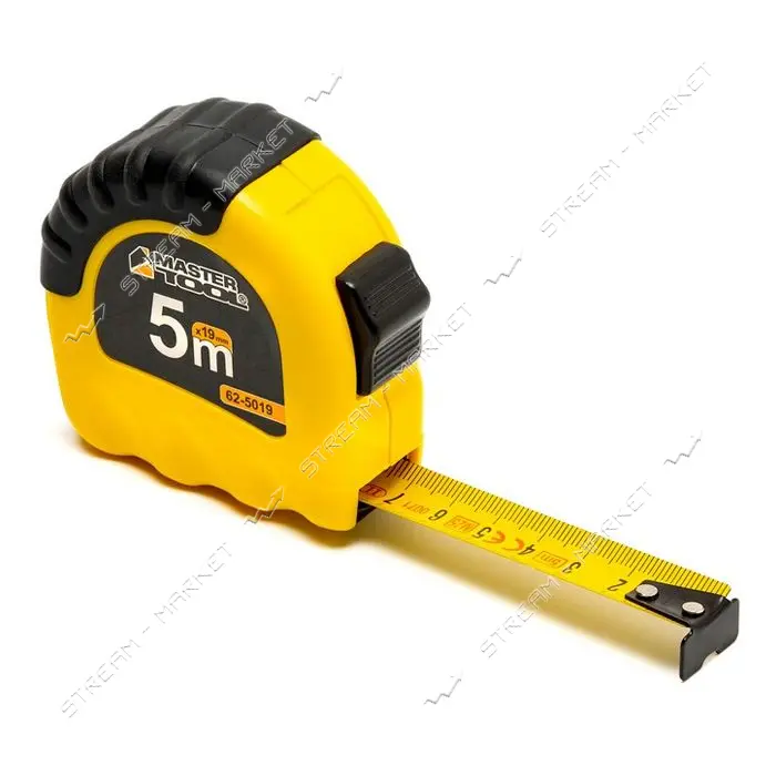 Рулетка MasterTool 62-5019 Shiftlock нейлоновое покрытие 5м x 19мм
