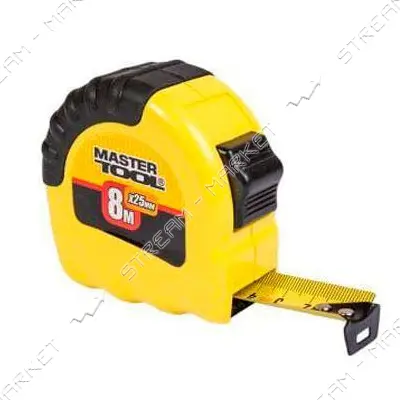 Рулетка MasterTool 62-3025 Shiftlock нейлоновое покрытие 8м x 25мм