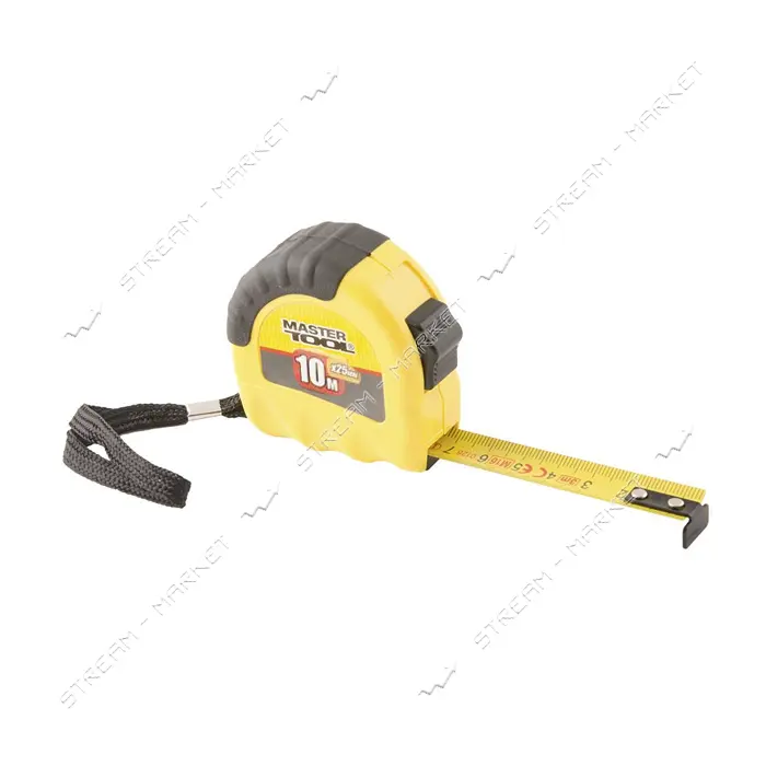 Рулетка MasterTool 62-1025 Shiftlock нейлоновое покрытие 10м x 25мм