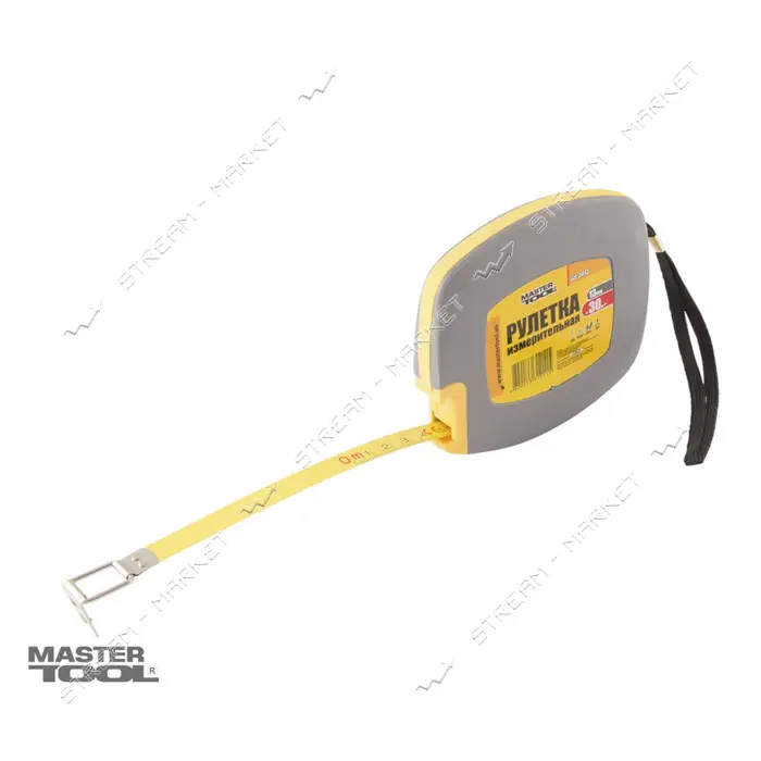 Рулетка MasterTool 68-2013 с фиксатором 20м x 13мм                                                  