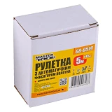 Рулетка MasterTool 68-0519 5м x 19мм с автоматическим фиксатором полотна
