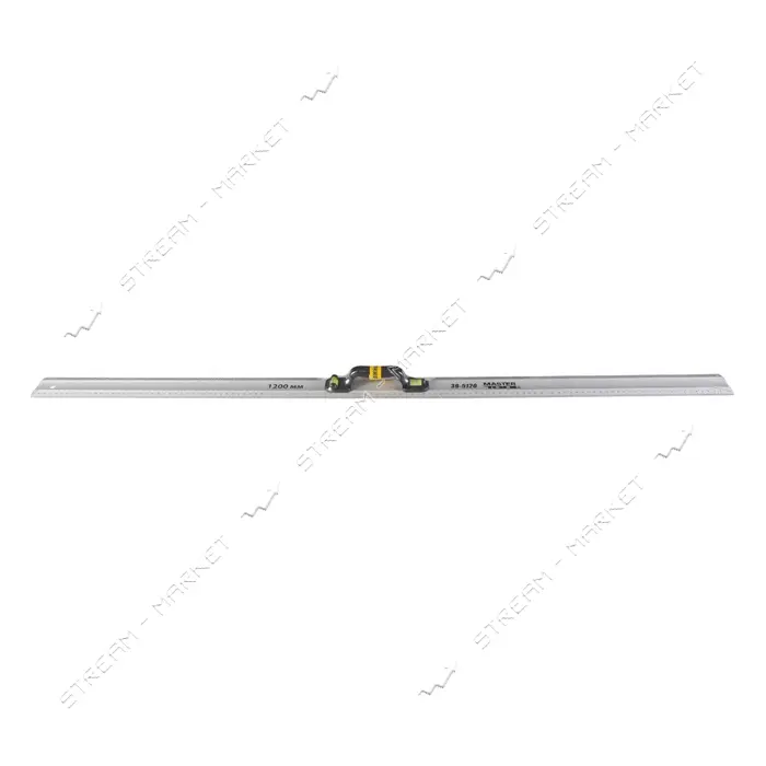 Линейка строительная Mastertool 39-5120 AL с ручкой 2 капсулы 120см                                 