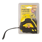Рулетка MasterTool 61-5019 с магнитами 2 фиксатора 5м x 19мм                                        
