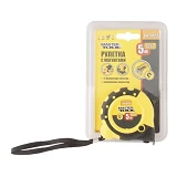 Рулетка MasterTool 64-5025 с магнитами нейлоновое покрытие 5м x 25мм