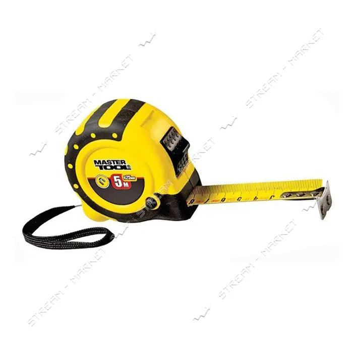 Рулетка MasterTool 64-5025 с магнитами нейлоновое покрытие 5м x 25мм