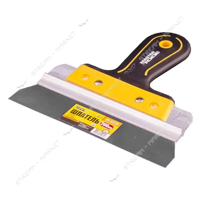 Шпатель Mastertool 19-5220 Al-Profi TPR ручка 200x35мм                                              