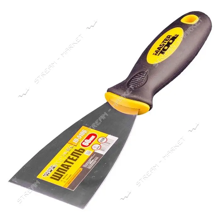 Шпатель Mastertool 19-5106 Flex TPR ручка 60мм                                                      
