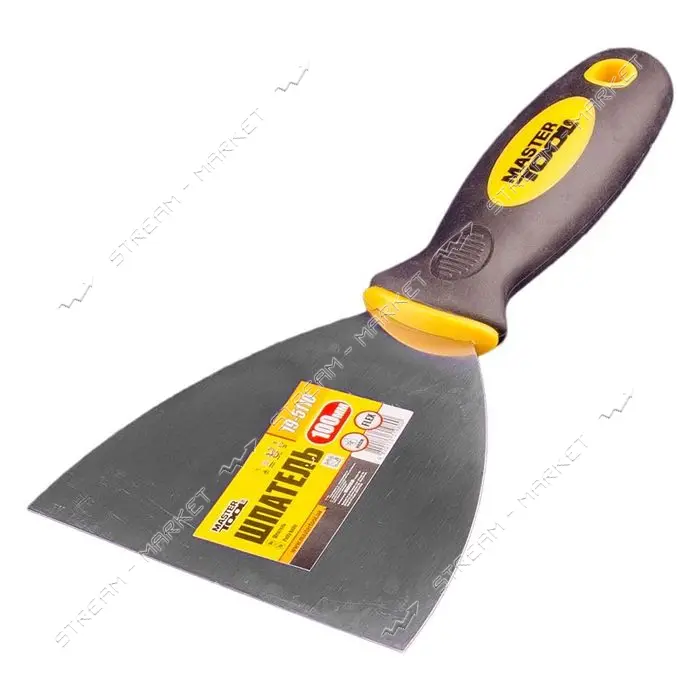 Шпатель Mastertool 19-5110 Flex TPR ручка 100мм                                                     