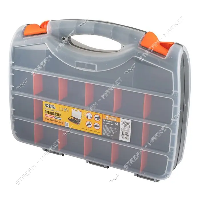 Органайзер Mastertool 79-3130 двухсторонний с ручкой 30 секций 15"                                  