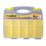 Органайзер Mastertool 79-3131 двухсторонний с ручкой 15 секций 10 лотков 15"