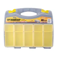Органайзер Mastertool 79-3131 двухсторонний с ручкой 15 секций 10 лотков 15"                        