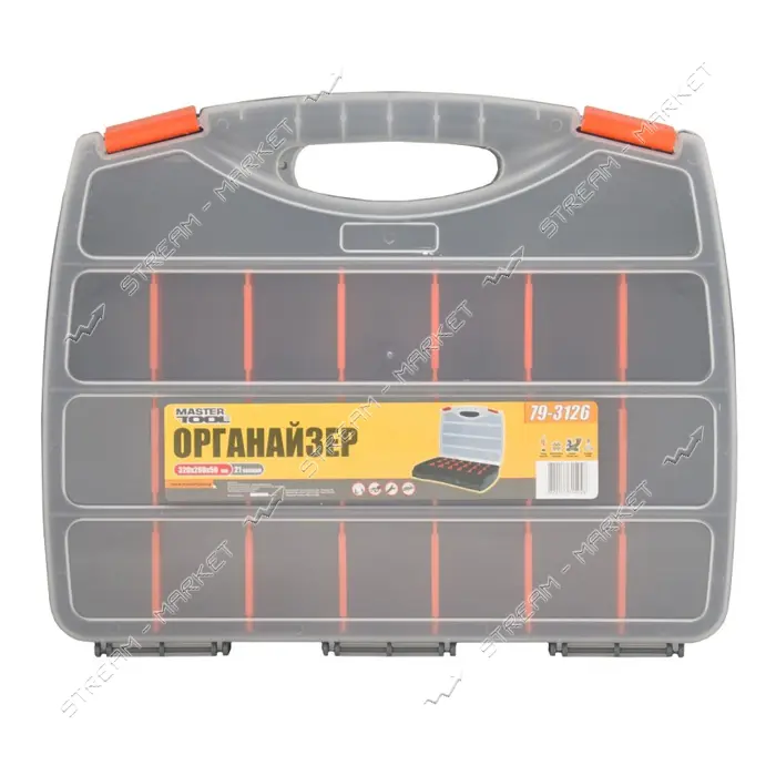 Органайзер Mastertool 79-3126 с ручкой 21 секций 12.5"