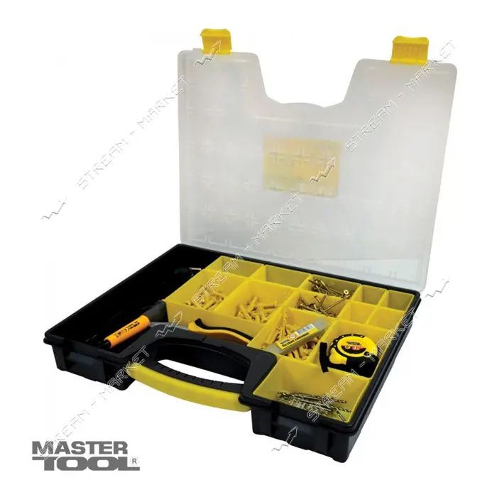 Органайзер Mastertool 79-2016 с ручкой 19 секций 16.5"