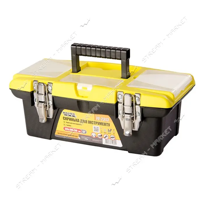 Ящик для инструмента Mastertool 79-2313 13" съемные органайзеры металлические замки