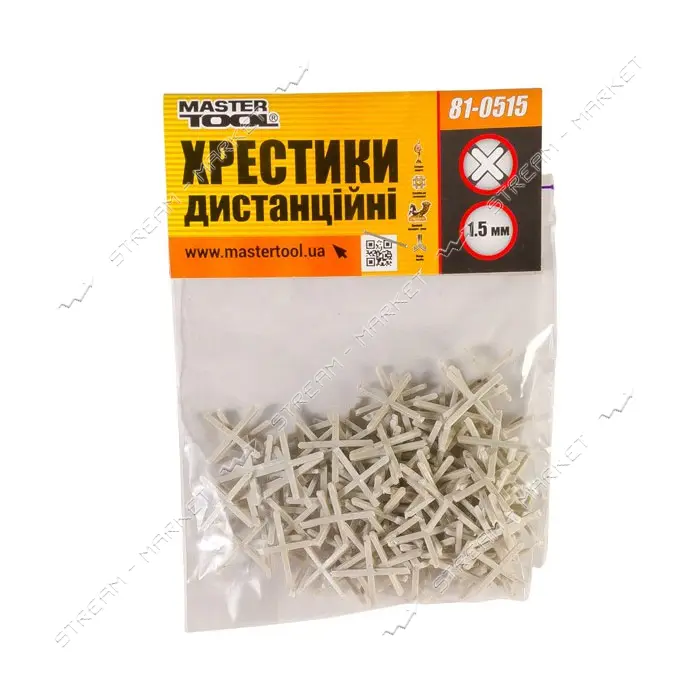 Крестики дистанционные Mastertool 81-0515 1.5мм 20г                                                 