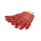 Перчатки Mastertool 83-0501 кислотостойкие х/б трикотаж вязаный манжет 10.5" красные 12 пар         