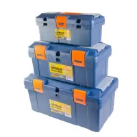 Ящики для инструмента Mastertool 79-2006 комплект 14"17"20" пласт. замки 79-2614/2617/2620 3шт