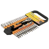 Набор насадок торцевых Mastertool 78-1428 CrV 1/4" с трещеткой 72 зуба 28шт                         