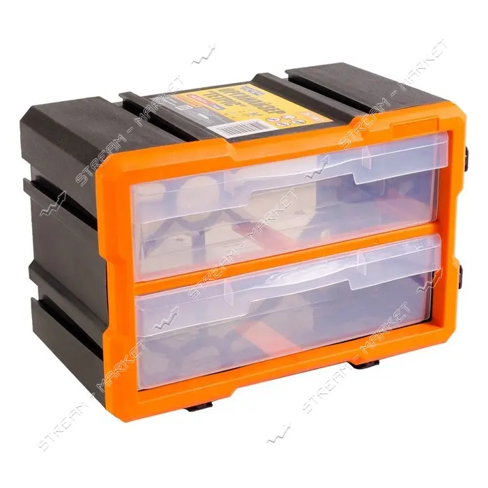 Органайзер наборной Mastertool 79-3102 Тетрис 2 выдвижные секции 12" 295x195x160мм