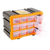 Органайзер наборной Mastertool 79-3112 Тетрис 12 выдвижных секций 12" 295x195x160мм                 