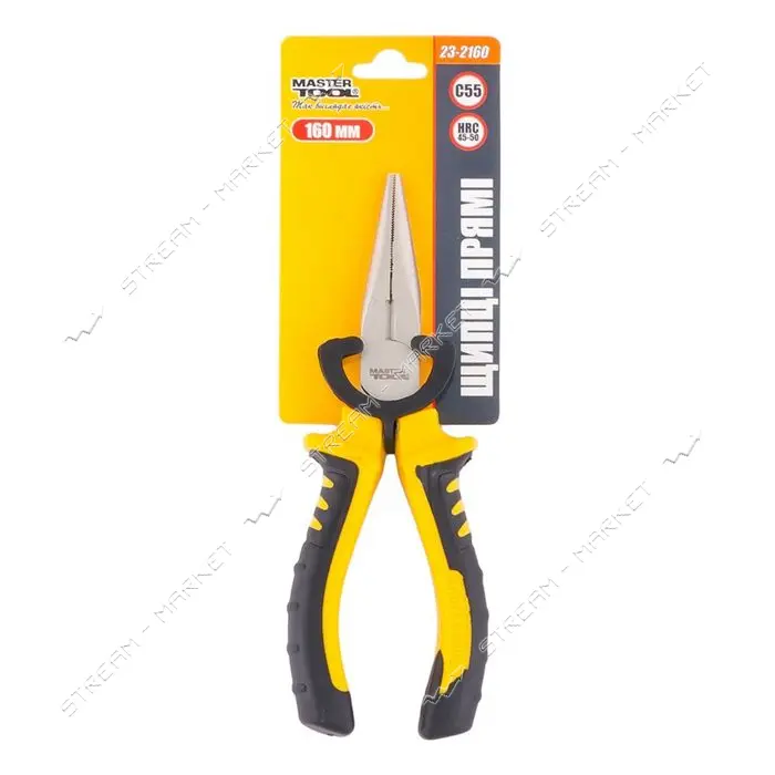 Щипцы прямые Mastertool 23-2160 160мм С55 HRC 45~50                                                 