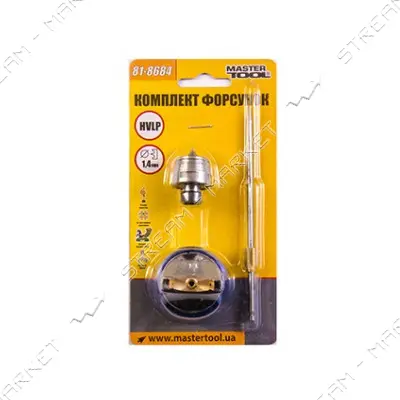 Комплект форсунок Mastertool 81-8684 d1.4мм к HVLP