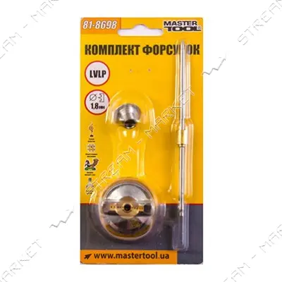 Комплект форсунок Mastertool 81-8698 d1.8мм к LVLP