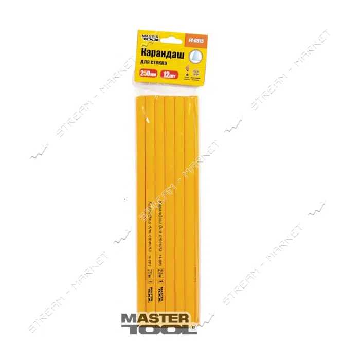 Карандаши для стекла MasterTool 14-0815 250мм 12шт