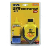 Шнур трассировочный MasterTool 30-0640 30м плюс мел                                                 