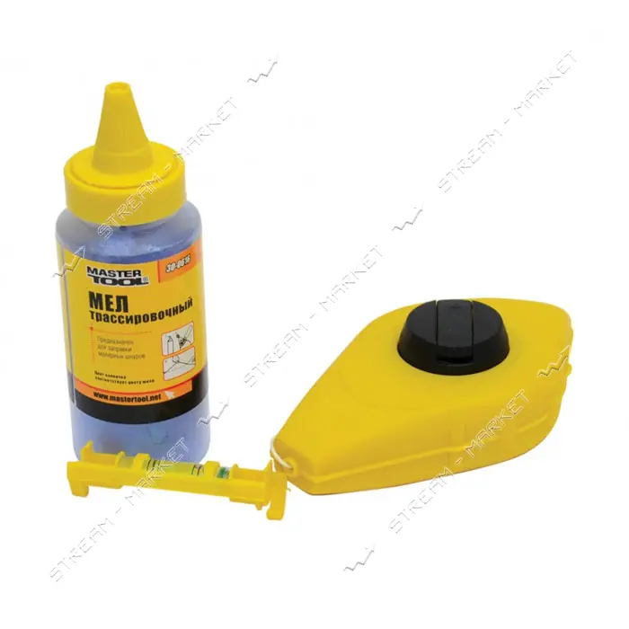 Шнур трассировочный MasterTool 30-0641 30м плюс мел уровень                                         