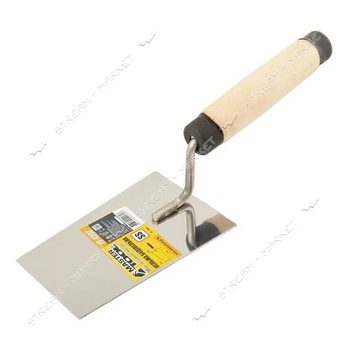 Кельма отделочника Mastertool 19-4392 ТР12 ударная нержавейка