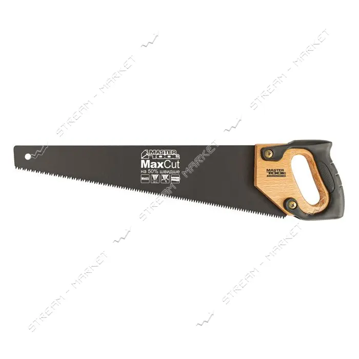Ножовка столярная Mastertool 14-2345 каленый зуб тефлоновое покрытие 450мм