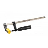 Струбцина столярная MasterTool 07-0003 тип F деревянная ручка 300x80мм 2100Н                        