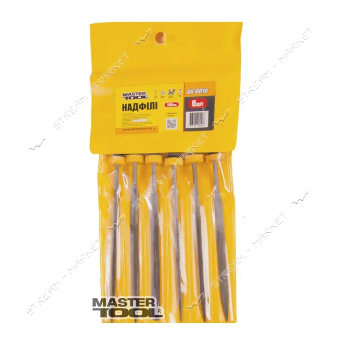 Надфили Mastertool 06-0010 140мм 6шт                                                                
