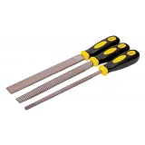 Рашпили по дереву Mastertool 06-0330 200мм плоский круглый полукруглый 3шт