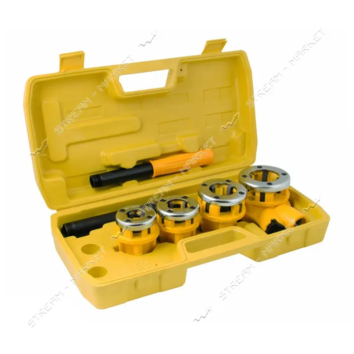Набор плашек для нарезания резьбы Mastertool 14-1403 4шт 1/2 3/4 1 1-1/4                            