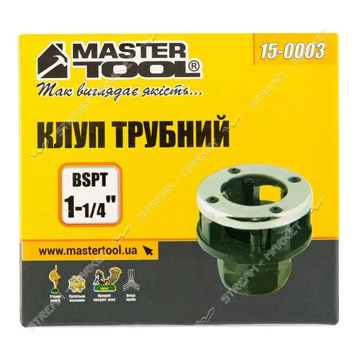 Плашка для нарезания резьбы Mastertool 15-0003 сантехническая 1 1/4"                                