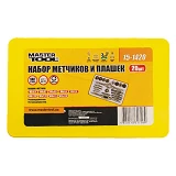Набор метчиков и плашек Mastertool 15-1420 М3x0.5 М4x0.7 М5x0.8 М6x1.0 М7x1.0 М8x1.25 М9x1.25 20шт  
