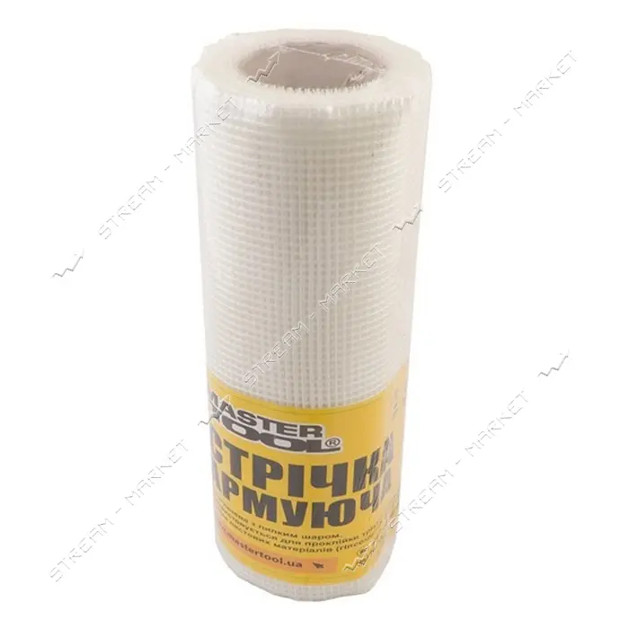 Лента стеклотканевая с липким слоем MasterTool 08-9407 150мм x 20м 8x8 60г/м.кв                     