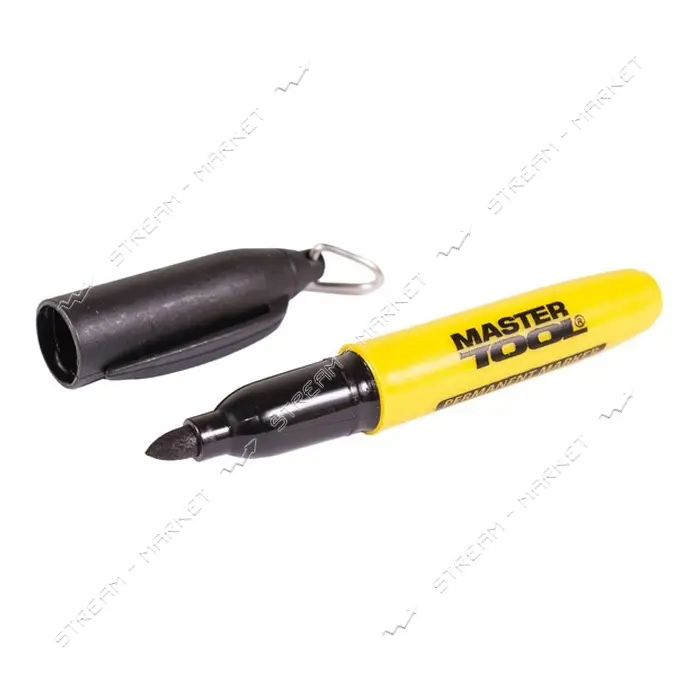 Маркер перманентный MasterTool 14-1820 80шт черный