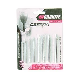 Набор сверл пика по стеклу и плитке Granite 2-01-008 4x60 5x65 2шт 6x68 2шт 8x70 10x85мм 8шт        