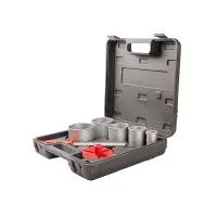 Набор сверл корончатых по плитке с вольфрамовым напылением Granite 2-08-005 33-83мм 5шт напильник   