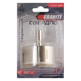 Сверло трубчатое с алмазным напылением по стеклу и плитке Granite 2-01-250 50мм