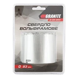 Сверло корончатое для плитки Granite 2-08-283 83мм вольфрамовое напыление                           
