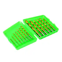 Набор сверл по металлу MasterTool 11-1305 HSS титан в пластиковой коробке 13шт