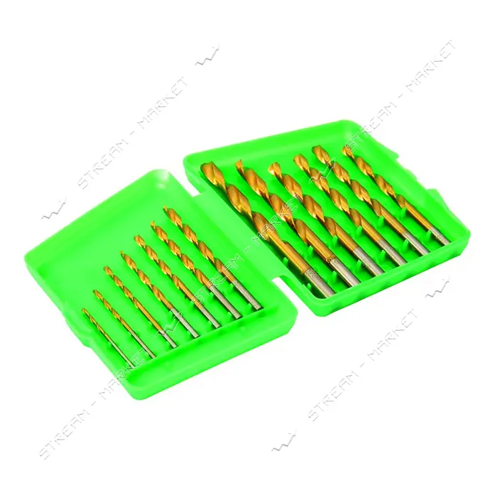 Набор сверл по металлу MasterTool 11-1305 HSS титан в пластиковой коробке 13шт