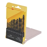Набор сверл по металлу MasterTool 11-0213 HSS 2-8мм шаг 0.5 в пластиковой коробке 13шт черные