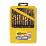 Набор сверл по металлу MasterTool 11-0319 HSS титан 1-10мм шаг 0.5 в металлической коробке 19шт     