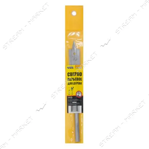 Сверло по дереву перьевое MasterTool 12-0160 16мм